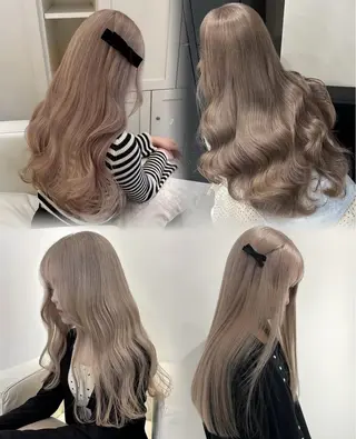 ロング ケアブリーチ🌺 透明感🪽とわのヘアスタイル