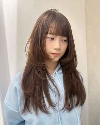 ロング 韓国ヘアメンズ・レデ ィース特化ミクのヘアスタイル