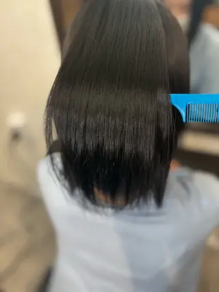ミディアム 立川/ゆう 縮毛矯正のヘアスタイル