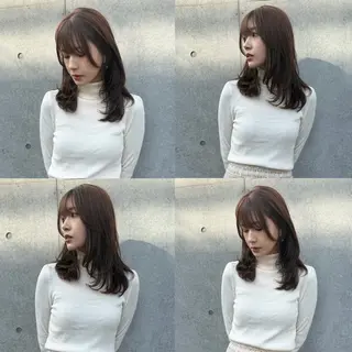ロング カラー 誰より丁寧なカット/ 小林輝/レイヤーのヘアスタイル