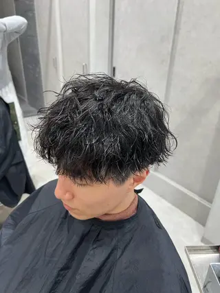 パーマ メンズ SENA 再現性 パーマと縮毛矯正のヘアスタイル