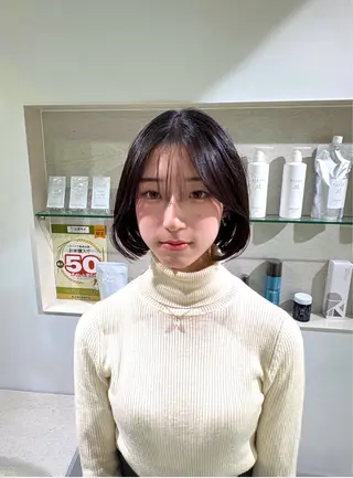 ミディアム 【似合わせボブ】 ／ おおの かい🫟のヘアスタイル
