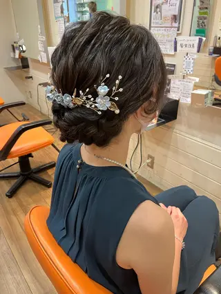 ミディアム ヘアアレンジ okuda yuukiのヘアスタイル