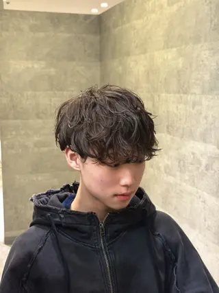パーマ メンズ NOVA天王寺 武元 裕聖のヘアスタイル