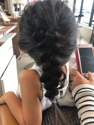 セミロング 川畑 ゆうたのヘアスタイル