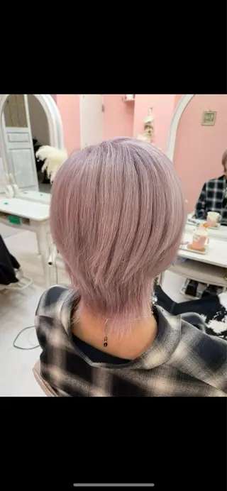 ショート カラー メンズ 山本 史奈のヘアスタイル
