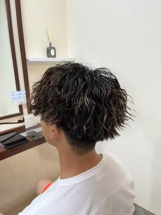 ショート パーマ メンズ 🧊メンズ特化🧊 高木航希のヘアスタイル