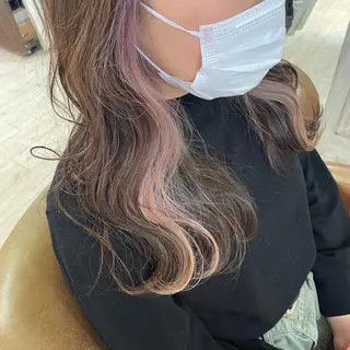 ロング カラー 北川 智海のヘアスタイル
