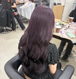 ロング miku/ラベンダー 透明感カラー🪻❤︎のヘアスタイル