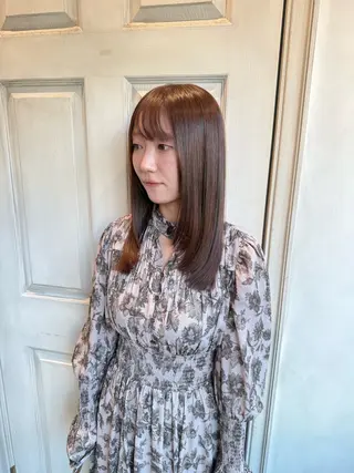 ロング 千 田のヘアスタイル