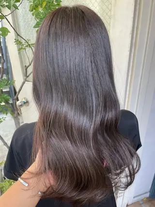 セミロング レイヤー×縮毛矯正 中屋光貴のヘアスタイル