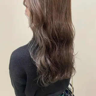 ロング カラー 清村 和音のヘアスタイル