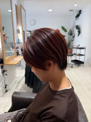 ショート 能松 玲奈のヘアスタイル