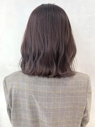 ミディアム カラー パーマ ヘアアレンジ ITbyALBUM 松戸のヘアスタイル