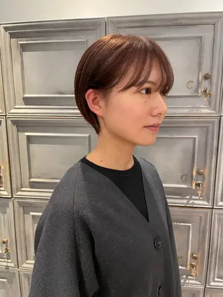 ショート フジヤ サイタのヘアスタイル