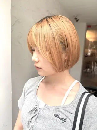 ショート レイヤーカット /朝尾愛花のヘアスタイル