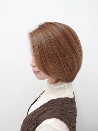 ショート カラー 🌸銀座一丁目/美髪 矯正🌸山田 隆介のヘアスタイル