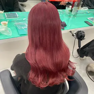 ロング カラー カットパーマモデル 募集🎀SHIONEのヘアスタイル