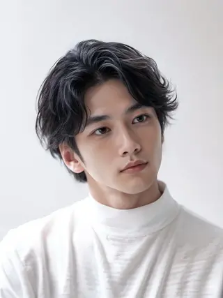 ショート メンズ 撮影モデル募集【くび れショートボブ】馨のヘアスタイル