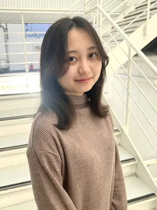 ミディアム カラー 初めてでも安心🌟 newi町田✂のヘアスタイル
