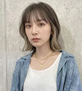 ミディアム 似合わせカット 銀座/アライ カズヤのヘアスタイル