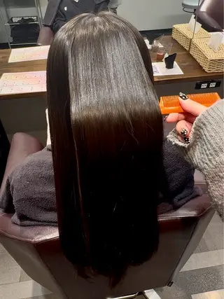 ロング 山西 真奈のヘアスタイル