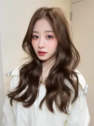 セミロング カラー 🎀𝑆𝐴𝑅𝐴 /レイヤーカット🎀のヘアスタイル