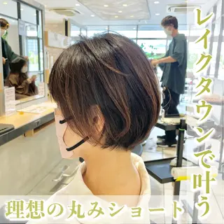 ショート カラー 渡部雄大 ショート/縮毛矯正のヘアスタイル