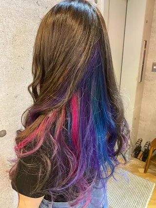 ロング カラー Ando Raycoのヘアスタイル