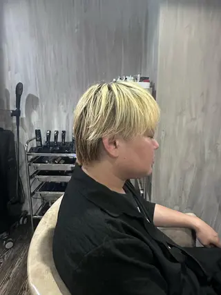 メンズ 🩵メンズショート✨ パーマスタイル みくのヘアスタイル