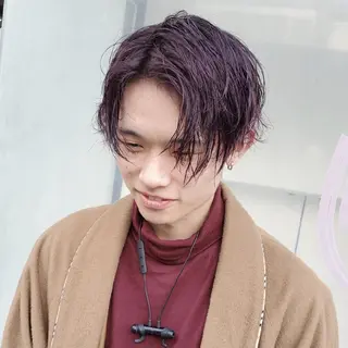 メンズ カラー 竹尾 優斗のヘアスタイル