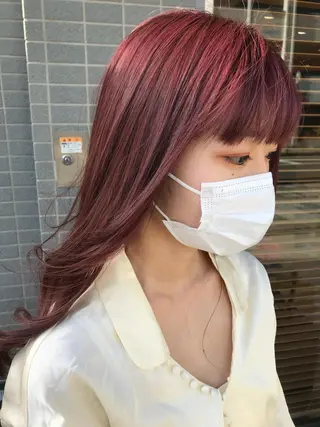 ロング カラー 月100人以上 髪質改善施術|谷口のヘアスタイル