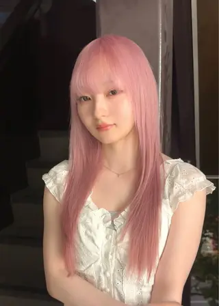 ロング カラー ブリーチ　ハイトーン 特化🌈フジタハルキのヘアスタイル