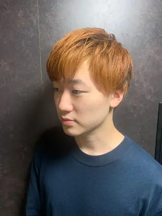 ミディアム 山内 敢史のヘアスタイル