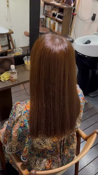 セミロング ヘアメイク10年から 美容師💄Anriのヘアスタイル
