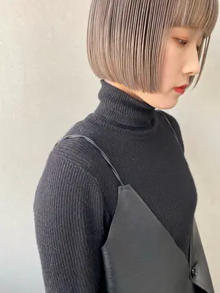 ショート カラー 博多🍒ボブ🌼 ショート🌻大津成美のヘアスタイル