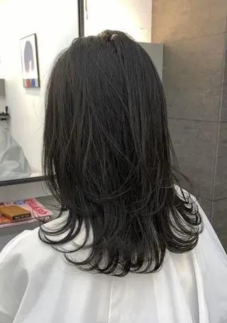 ロング カラー MATISSE藤崎 渕上 ジュビアイのヘアスタイル