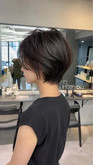 ショート 久保 佳乃のヘアスタイル