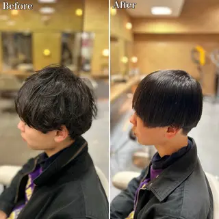 ミディアム パーマ メンズ 🔮メンズ縮毛矯正 メンズパーマ💎竹永のヘアスタイル
