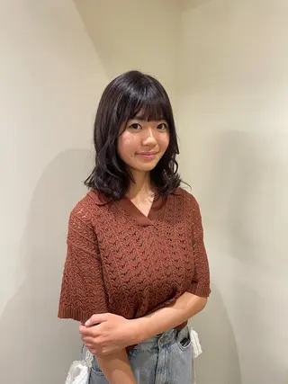 ロング カラー JURI /HUIのヘアスタイル