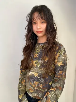 ロング カラー 透明感カラー/レイヤ ー🌙Honokaのヘアスタイル