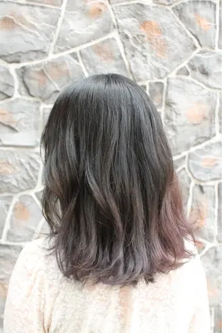 ミディアム カラー 縮毛矯正&髪質改善 ⭐️OGUのヘアスタイル