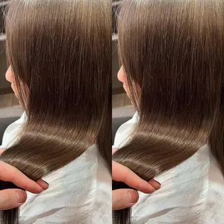 ロング カラー 髪質改善・縮毛矯正 特化・ユウシンのヘアスタイル