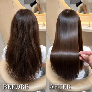 ロング カラー 美髪縮毛矯正✨🫧 レイヤー川村利幸のヘアスタイル