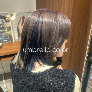 ミディアム レイヤー🎀透明感 カラー|ワンホンのヘアスタイル