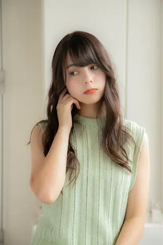 ロング 🤍顔まわりカット/ ボブ/SHIMADAのヘアスタイル