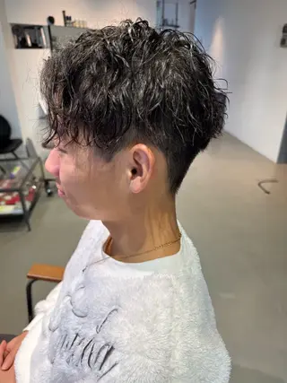 ショート パーマ メンズ Mizuki Yajimaのヘアスタイル