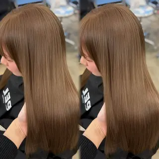 カラー PELEmana🎀 ワンホンヘア🕯のヘアスタイル