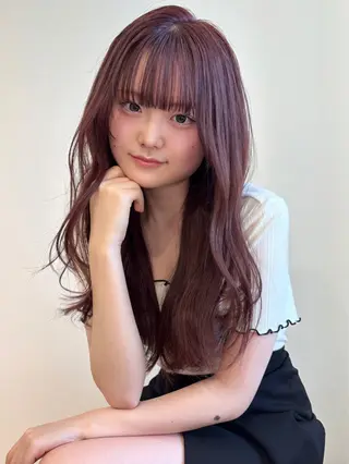 ロング 札幌美容室♡西塔 瑠音🎀のヘアスタイル