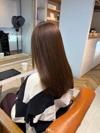 セミロング カラー 緑区/艶髪 🦋柿下のヘアスタイル